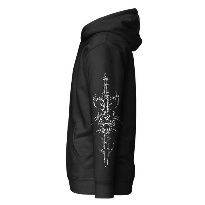 Gothic zipper hoodie