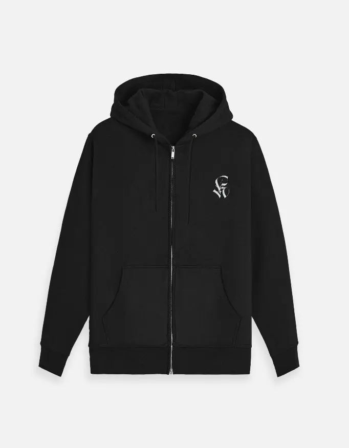 Gothic zipper hoodie Synd1cate